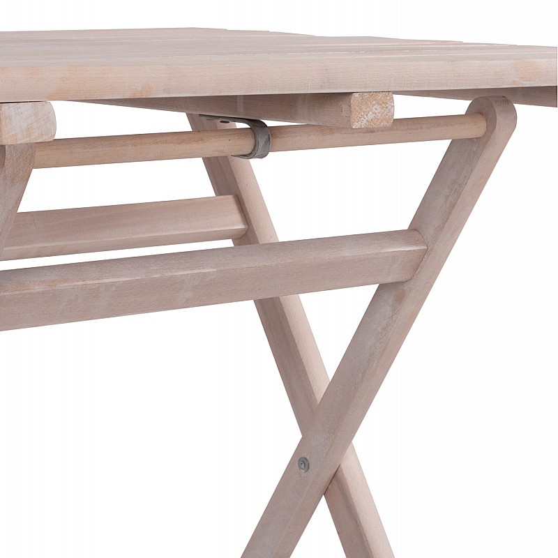 ΤΡΑΠΕΖΙ ΣΚΗΝΟΘΕΤΗ ΛΗΜΝΟΣ 70Χ70 CHALK FINISH ΛΕΥΚΟ ΕΜΠΟΤΙΣΜΟΥ HM5648.03