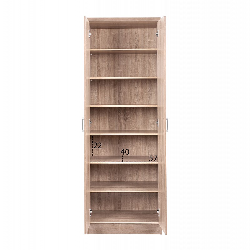 ΠΑΠΟΥΤΣΟΘΗΚΗ ΞΥΛΙΝΗ DAYANNA ΜΕ 6 ΡΑΦΙΑ 60X43X180.5εκ. SONAMA HM2379.02 ΠΑΠΟΥΤΣΟΘΗΚΗ ΞΥΛΙΝΗ DAYANNA ΜΕ 6 ΡΑΦΙΑ 60X43X180.5εκ. SONAMA HM2379.02