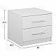 ΚΟΜΟΔΙΝΟ ΜΕΛΑΜΙΝΗΣ CHELSEA HM2220.05 ΛΕΥΚΟ 48x40,5x41,5 εκ.