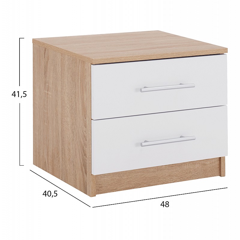 ΚΟΜΟΔΙΝΟ ΜΕΛΑΜΙΝΗΣ HM2220.06 SONAMA - ΛΕΥΚΟ 48x40,5x41,5 εκ. ΚΟΜΟΔΙΝΟ ΜΕΛΑΜΙΝΗΣ HM2220.06 SONAMA - ΛΕΥΚΟ 48x40,5x41,5 εκ.