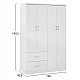 ΝΤΟΥΛΑΠΑ 4ΦΥΛΛΗ ME 2 ΣΥΡΤΑΡΙΑ BLAKELY HM339.05 ΛΕΥΚΗ 120Χ42,5Χ180,5 εκ. ΝΤΟΥΛΑΠΑ 4ΦΥΛΛΗ ME 2 ΣΥΡΤΑΡΙΑ BLAKELY HM339.05 ΛΕΥΚΗ 120Χ42,5Χ180,5 εκ.