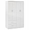 ΝΤΟΥΛΑΠΑ 4ΦΥΛΛΗ ME 2 ΣΥΡΤΑΡΙΑ BLAKELY HM339.05 ΛΕΥΚΗ 120Χ42,5Χ180,5 εκ.
