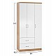 ΝΤΟΥΛΑΠΑ 3ΦΥΛΛΗ ME 2 ΣΥΡΤΑΡΙΑ CAESAR HM340.06 SONAMA - ΛΕΥΚO 89x42,5x181 εκ. ΝΤΟΥΛΑΠΑ 3ΦΥΛΛΗ ME 2 ΣΥΡΤΑΡΙΑ CAESAR HM340.06 SONAMA - ΛΕΥΚO 89x42,5x181 εκ.