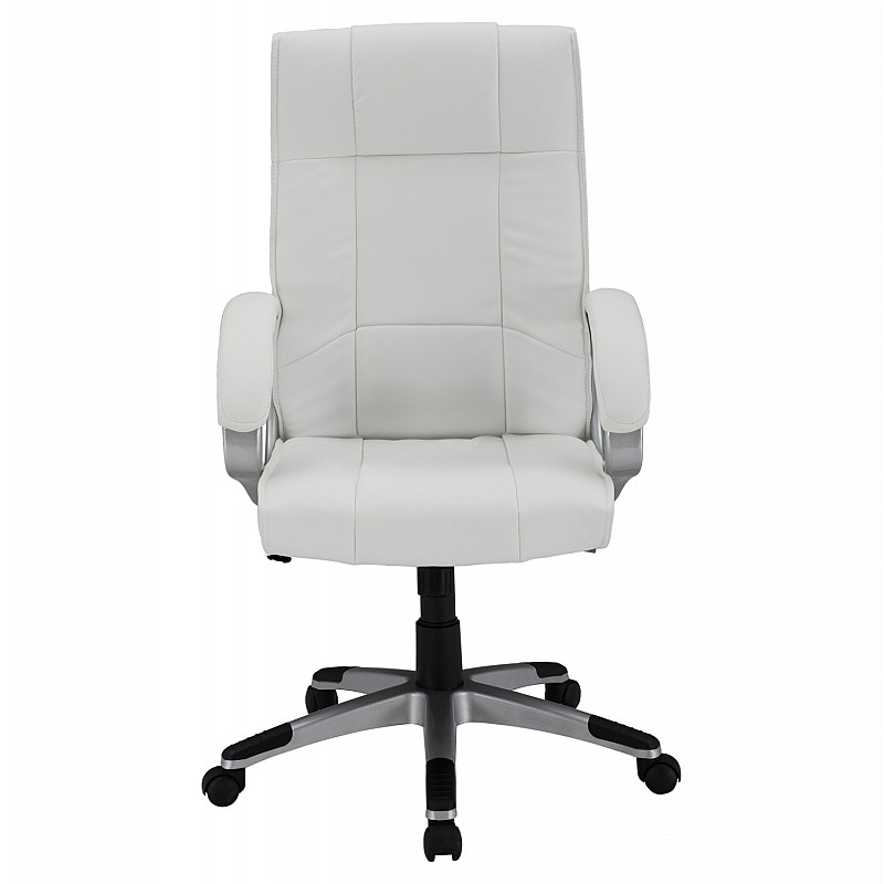 ΚΑΡΕΚΛΑ ΓΡΑΦΕΙΟΥ CHANDER HM1092.02 ΛΕΥΚΗ 63x66x116 εκ.