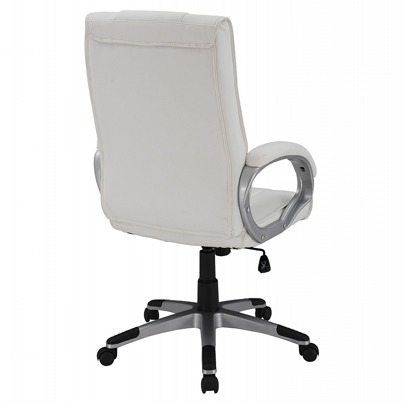 ΚΑΡΕΚΛΑ ΓΡΑΦΕΙΟΥ CHANDER HM1092.02 ΛΕΥΚΗ 63x66x116 εκ.