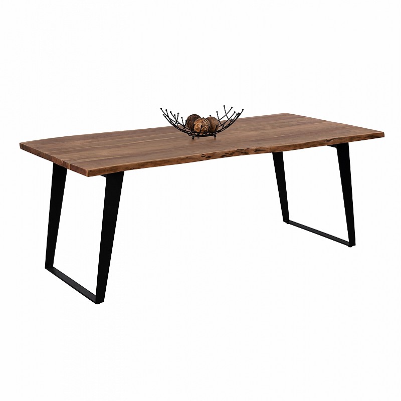 ΤΡΑΠΕΖΙ ΤΡΑΠΕΖΑΡΙΑΣ ALICIA 4εκ.ΠΑΧΟΣ ΑΠΟ ΜΑΣΙΦ ΞΥΛΟ ΑΚΑΚΙΑΣ HM8169.11 200x95x78Y εκ.