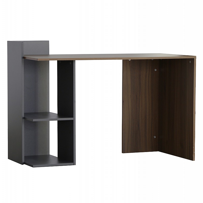 ΓΡΑΦΕΙΟ ΜΕΛΑΜΙΝΗΣ HM8994.01 ΚΑΡΥΔΙ ΓΚΡΙ 112x55x85Y εκ.