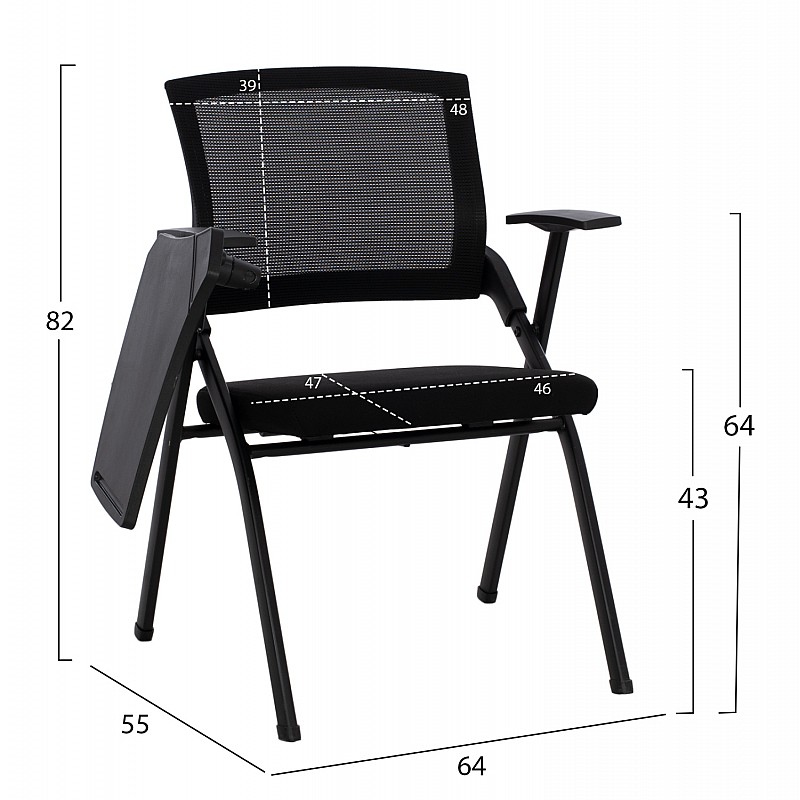 ΚΑΡΕΚΛΑ ΣΥΝΕΔΡΙΟΥ ΜΕ ΑΝΑΛΟΓΙΟ SUPERIOR ΜΑΥΡΗ HM1168.01 64x55x82 εκ. ΚΑΡΕΚΛΑ ΣΥΝΕΔΡΙΟΥ ΜΕ ΑΝΑΛΟΓΙΟ SUPERIOR ΜΑΥΡΗ HM1168.01 64x55x82 εκ.