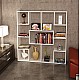 ΒΙΒΛΙΟΘΗΚΗ YOLANTHE ΜΕΛΑΜΙΝΗΣ HM9029.01 ΛΕΥΚΗ 120x22x123,6Υ εκ.