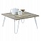 ΤΡΑΠΕΖΙ ΣΑΛΟΝΙΟΥ DIANE HM9180.01 SONAMA ΛΕΥΚΟ 60x60x29Y εκ.