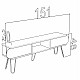 ΕΠΙΠΛΟ ΤΗΛΕΟΡΑΣΗΣ DIANE HM9211.01 SONAMA ΛΕΥΚΟ ΕΚΡΟΥ 151x30x48Y εκ. ΕΠΙΠΛΟ ΤΗΛΕΟΡΑΣΗΣ DIANE HM9211.01 SONAMA ΛΕΥΚΟ ΕΚΡΟΥ 151x30x48Y εκ.