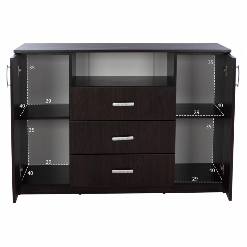 ΜΠΟΥΦΕΣ ΜΕ 2 ΝΤΟΥΛΑΠΙΑ Κ 3 ΣΥΡΤΑΡΙΑ ADLER WENGE HM2430.02 120X45X85Y εκ. ΜΠΟΥΦΕΣ ΜΕ 2 ΝΤΟΥΛΑΠΙΑ Κ 3 ΣΥΡΤΑΡΙΑ ADLER WENGE HM2430.02 120X45X85Y εκ.