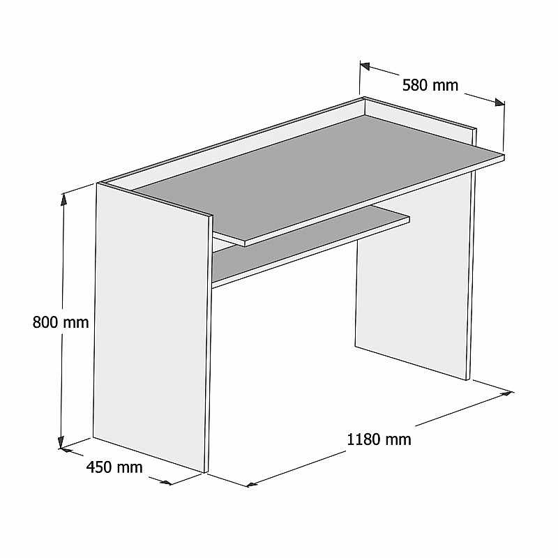 ΓΡΑΦΕΙΟ SONAMA ΛΕΥΚΟ HM9227.02 118x58x80 εκ. ΓΡΑΦΕΙΟ SONAMA ΛΕΥΚΟ HM9227.02 118x58x80 εκ.