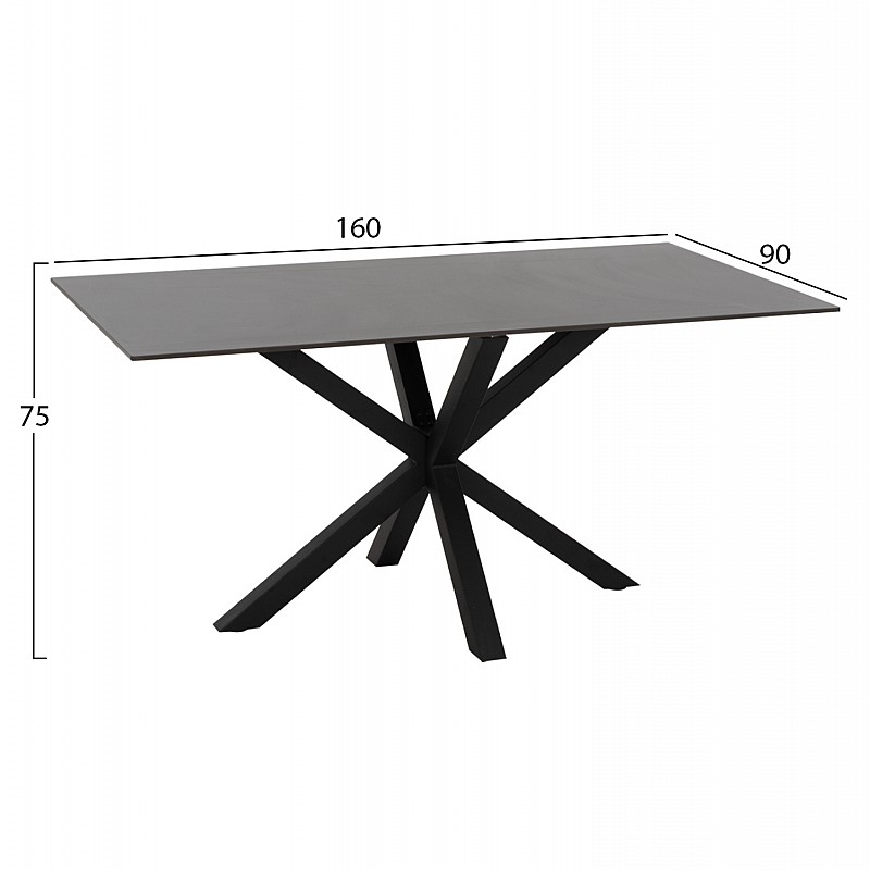 ΤΡΑΠΕΖΙ ΤΡΑΠΕΖΑΡΙΑΣ SYNTEC HM9308.01 SINTERED STONE ΜΑΥΡΟ ΜΕΤΑΛΛΙΚΑ ΠΟΔΙΑ 160x90x75Y εκ. ΤΡΑΠΕΖΙ ΤΡΑΠΕΖΑΡΙΑΣ SYNTEC HM9308.01 SINTERED STONE ΜΑΥΡΟ ΜΕΤΑΛΛΙΚΑ ΠΟΔΙΑ 160x90x75Y εκ.