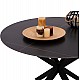 ΤΡΑΠΕΖΙ ΤΡΑΠΕΖΑΡΙΑΣ ΣΤΡΟΓΓΥΛΟ SYNTEC HM9309.01 SINTERED STONE ΜΑΥΡΟ ΜΕΤΑΛΛΙΚΑ ΠΟΔΙΑ Φ115x75Y εκ. ΤΡΑΠΕΖΙ ΤΡΑΠΕΖΑΡΙΑΣ ΣΤΡΟΓΓΥΛΟ SYNTEC HM9309.01 SINTERED STONE ΜΑΥΡΟ ΜΕΤΑΛΛΙΚΑ ΠΟΔΙΑ Φ115x75Y εκ.