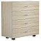 ΣΥΡΤΑΡΙΕΡΑ ΜΕΛΑΜΙΝΗΣ THORG ME 4 ΣΥΡΤΑΡΙΑ SONOMA HM8996.01 80x40x83Yεκ.