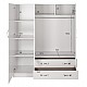 ΝΤΟΥΛΑΠΑ 3ΦΥΛΛΗ CARLY HM384.05 ΜΕ ΔΥΟ ΣΥΡΤΑΡΙΑ ΛΕΥΚΗ 150X55Χ180Υεκ. ΝΤΟΥΛΑΠΑ 3ΦΥΛΛΗ CARLY HM384.05 ΜΕ ΔΥΟ ΣΥΡΤΑΡΙΑ ΛΕΥΚΗ 150X55Χ180Υεκ.