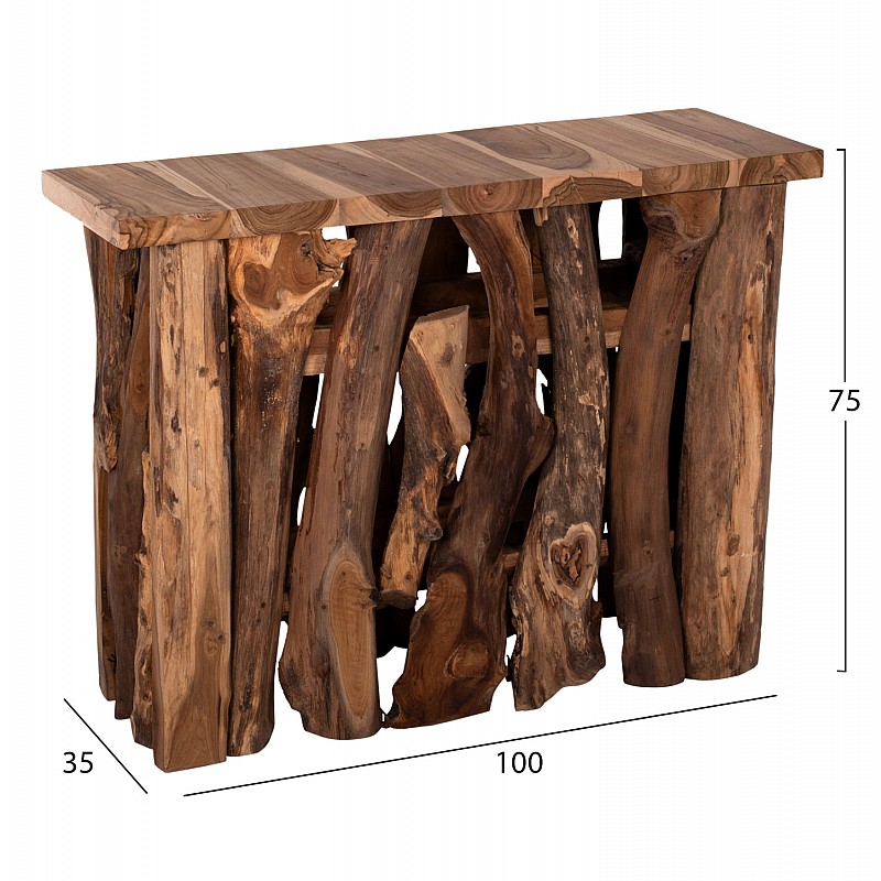 ΚΟΝΣΟΛΑ HM9336 ΑΠΟ ΜΑΣΙΦ ΞΥΛΟ ΤEAK ΦΥΣΙΚΟ 100X35X75Y εκ. ΚΟΝΣΟΛΑ HM9336 ΑΠΟ ΜΑΣΙΦ ΞΥΛΟ ΤEAK ΦΥΣΙΚΟ 100X35X75Y εκ.