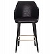 ΣΚΑΜΠΟ BAR ΕΠΑΓΓΕΛΜΑΤΙΚΟ ALONZO HM9281.14 Τ.NUBUCK ΜΑΥΡΟ ΞΥΛΙΝΟ 50x62x108,5Υεκ.