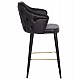 ΣΚΑΜΠΟ BAR ΕΠΑΓΓΕΛΜΑΤΙΚΟ ALONZO HM9281.14 Τ.NUBUCK ΜΑΥΡΟ ΞΥΛΙΝΟ 50x62x108,5Υεκ.