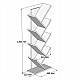 ΒΙΒΛΙΟΘΗΚΗ LIANA ΜΕΛΑΜΙΝΗΣ ΛΕΥΚΟ 46x22x128,5Yεκ.HM9028.13 ΒΙΒΛΙΟΘΗΚΗ LIANA ΜΕΛΑΜΙΝΗΣ ΛΕΥΚΟ 46x22x128,5Yεκ.HM9028.13