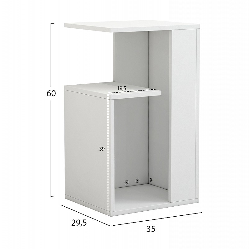ΒΟΗΘΗΤΙΚΟ ΤΡΑΠΕΖΙ DAWN ΜΕΛΑΜΙΝΗΣ ΛΕΥΚΟ 35X29,5X60Yεκ.HM8880.11 ΒΟΗΘΗΤΙΚΟ ΤΡΑΠΕΖΙ DAWN ΜΕΛΑΜΙΝΗΣ ΛΕΥΚΟ 35X29,5X60Yεκ.HM8880.11