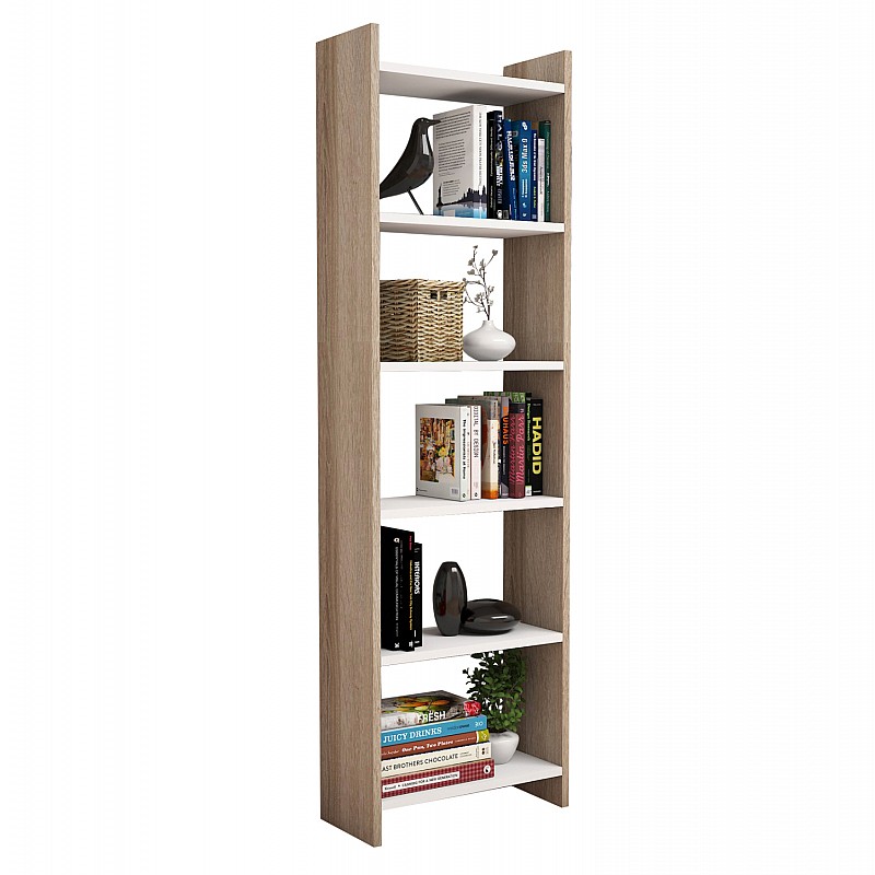 ΒΙΒΛΙΟΘΗΚΗ CLASSIKER HM9226.12 ΜΕΛΑΜΙΝΗΣ SONΟMA-ΛΕΥΚΟ 48,5x22x160Υεκ. ΒΙΒΛΙΟΘΗΚΗ CLASSIKER HM9226.12 ΜΕΛΑΜΙΝΗΣ SONΟMA-ΛΕΥΚΟ 48,5x22x160Υεκ.