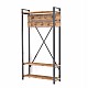 ΕΠΙΠΛΟ ΕΙΣΟΔΟΥ HM8943.01 NATURAL WOOD & ΜΑΥΡΟ  90x34x180 εκ. ΕΠΙΠΛΟ ΕΙΣΟΔΟΥ HM8943.01 NATURAL WOOD & ΜΑΥΡΟ  90x34x180 εκ.