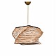 ΦΩΤΙΣΤΙΚΟ ΟΡΟΦΗΣ ΕΣΩΤΕΡΙΚΟΥ ΧΩΡΟΥ ΚΡΕΜΑΣΤΟ ΑΠΟ ΞΥΛΟ ΚΑΙ BAMBOO ΦΥΣΙΚΟ HM7357 36x36x65Υ εκ.