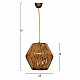 ΦΩΤΙΣΤΙΚΟ ΟΡΟΦΗΣ ΕΣΩΤΕΡΙΚΟΥ ΧΩΡΟΥ ΚΡΕΜΑΣΤΟ HM7362 ΑΠΟ ΜΕΤΑΛΛΟ ΚΑΙ BAMBOO ΚΑΡΥΔΙ 25x25x55Υ εκ.