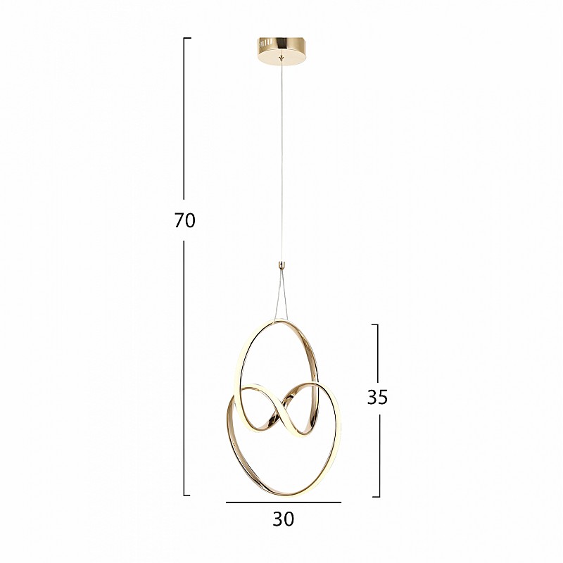 ΦΩΤΙΣΤΙΚΟ ΟΡΟΦΗΣ HM7509.02 30x30x70 εκ.