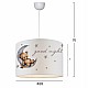 ΠΑΙΔΙΚΟ ΦΩΤΙΣΤΙΚΟ ΟΡΟΦΗΣ ΥΦΑΣΜΑΤΙΝΟ HM7574.02 ΛΕΥΚΟ ΜΕ ΣΧΕΔΙΟ TEDDY BEAR Φ28x70Y εκ.
