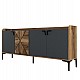 ΜΠΟΥΦΕΣ ΜΕΛΑΜΙΝΗΣ ΚΑΡΥΔΙ ΚΑΙ ΑΝΘΡΑΚΙ 180x35x78Yεκ. HM9433.01