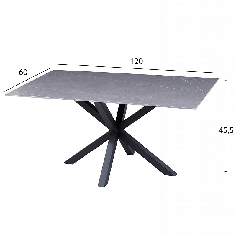 ΤΡΑΠΕΖΙ ΣΑΛΟΝΙΟΥ HM9470.05 GREY MARBLE-ΜΑΥΡΗ ΜΕΤΑΛ.ΒΑΣΗ 120x60x45,5Yεκ. ΤΡΑΠΕΖΙ ΣΑΛΟΝΙΟΥ HM9470.05 GREY MARBLE-ΜΑΥΡΗ ΜΕΤΑΛ.ΒΑΣΗ 120x60x45,5Yεκ.