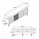 ΜΠΟΥΦΕΣ ΜΕΛΑΜΙΝΗΣ ΚΑΡΥΔΙ HM9431.04 180x35x78.6Υεκ. ΜΠΟΥΦΕΣ ΜΕΛΑΜΙΝΗΣ ΚΑΡΥΔΙ HM9431.04 180x35x78.6Υεκ.
