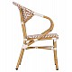 ΠΟΛΥΘΡΟΝΑ BAMBOO LOOK HM5861.03 ΚΑΦΕ-ΛΕΥΚΟ 58.5x58x82Υεκ. ΠΟΛΥΘΡΟΝΑ BAMBOO LOOK HM5861.03 ΚΑΦΕ-ΛΕΥΚΟ 58.5x58x82Υεκ.