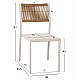 ΚΑΡΕΚΛΑ ΑΛΟΥΜΙΝΙΟΥ ΛΕΥΚΗ ΜΠΕΖ RATTAN & TEXTLINE HM5921.02 46x55,5x83Yεκ. ΚΑΡΕΚΛΑ ΑΛΟΥΜΙΝΙΟΥ ΛΕΥΚΗ ΜΠΕΖ RATTAN & TEXTLINE HM5921.02 46x55,5x83Yεκ.