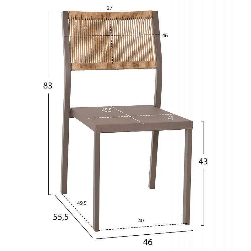 ΚΑΡΕΚΛΑ ΑΛΟΥΜΙΝΙΟΥ ΣΑΜΠΑΝΙ ΜΕ RATTAN & TEXTLINE HM5921.03 46x55,5x83 εκ. ΚΑΡΕΚΛΑ ΑΛΟΥΜΙΝΙΟΥ ΣΑΜΠΑΝΙ ΜΕ RATTAN & TEXTLINE HM5921.03 46x55,5x83 εκ.