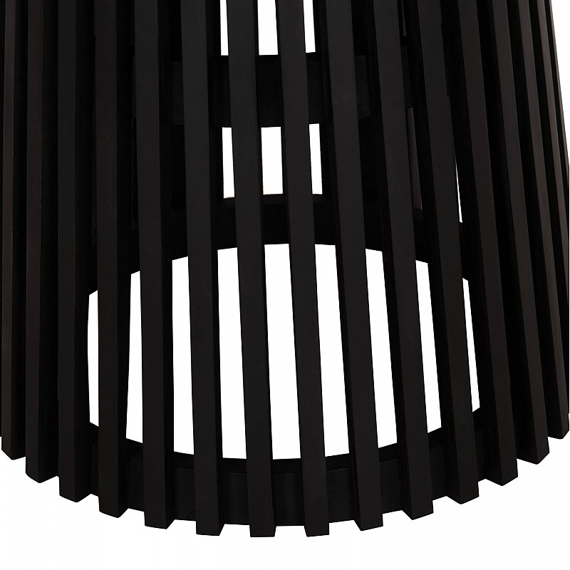 ΤΡΑΠΕΖΙ ΤΡΑΠΕΖΑΡΙΑΣ ΣΤΡΟΓΓΥΛΟ FRANTZ HM9388.02 ΜΑΣΙΦ ΞΥΛΟ MINDI BLACK Φ118x79Υεκ.