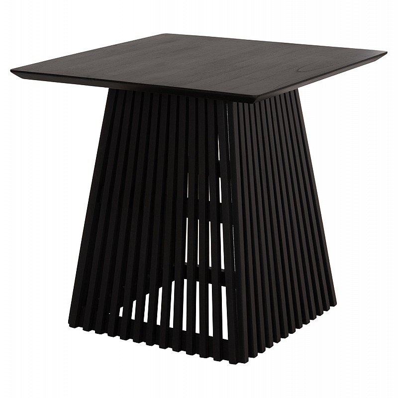 ΤΡΑΠΕΖΙ ΤΡΑΠΕΖΑΡΙΑΣ ΤΕΤΡΑΓΩΝΟ FRANTZ HM9458.02 MINDI ΞΥΛΟ ΜΑΥΡΟ 80x80x78Yεκ.