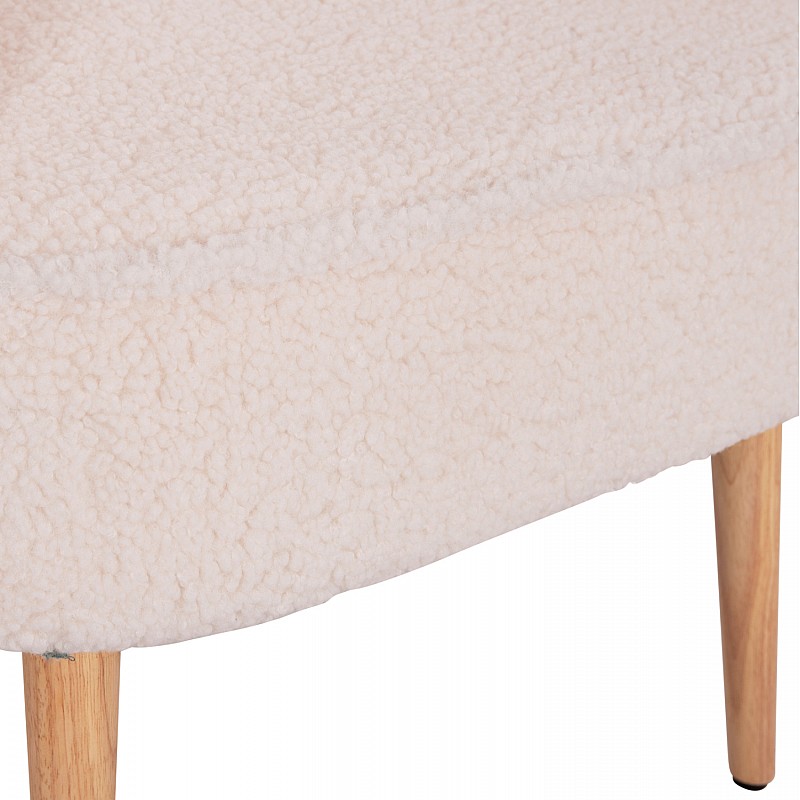 ΜΠΕΡΖΕΡΑ ΠΟΛΥΘΡΟΝΑ MYLIE ΛΕΥΚΟ ΜΠΟΥΚΛΕ HM8394.23 66x76x90Υ εκ.