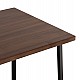 ΤΡΑΠΕΖΙ ΤΡΑΠΕΖΑΡΙΑΣ JAY HM9531 MDF ΚΑΡΥΔΙ-ΜΑΥΡA ΜΕΤΑΛΛΙΚΑ ΠΟΔΙΑ 120x70x76Υεκ. ΤΡΑΠΕΖΙ ΤΡΑΠΕΖΑΡΙΑΣ JAY HM9531 MDF ΚΑΡΥΔΙ-ΜΑΥΡA ΜΕΤΑΛΛΙΚΑ ΠΟΔΙΑ 120x70x76Υεκ.