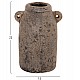 ΔΙΑΚΟΣΜΗΤΙΚA ΣΕΤ 3ΤΜΧ ΒΑΖA ΑΠΟ TERRACOTTA ΓΚΡΙ HM7710.11 Φ12Χ22Υ εκ
