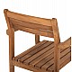 ΠΟΛΥΘΡΟΝΑ ERIETTA ΞΥΛΟ TEAK ΣΤΟΙΒΑΖΟΜΕΝΗ HM9534 ΣΕ ΦΥΣΙΚΟ ΧΡΩΜΑ 60x54x87Y εκ.