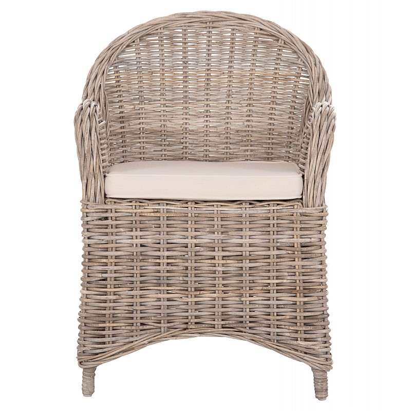 ΠΟΛΥΘΡΟΝΑ ΜΕ ΕΚΡΟΥ ΜΑΞΙΛΑΡΙ KEYLA HM9536 ΚΑΦΕ RATTAN 63x65x87Υεκ.