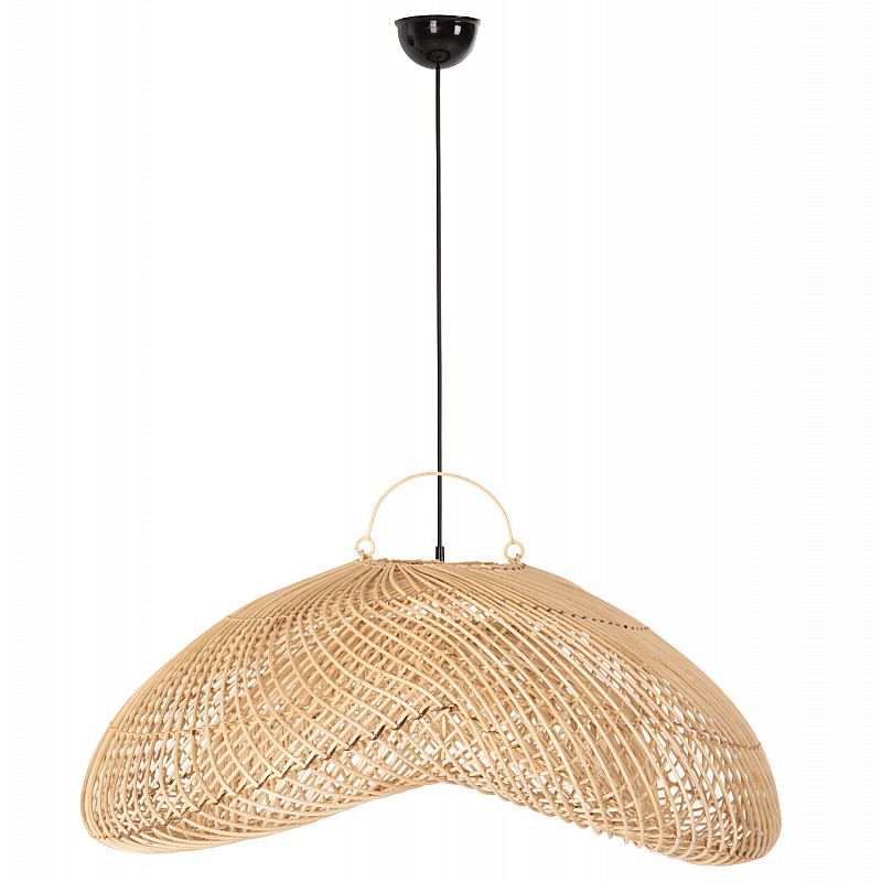 ΦΩΤΙΣΤΙΚΟ ΟΡΟΦΗΣ ΚΡΕΜΑΣΤΟ PERK HM7861 RATTAN ΣΕ ΦΥΣΙΚΟ ΧΡΩΜΑ 100x80x142Υ εκ.