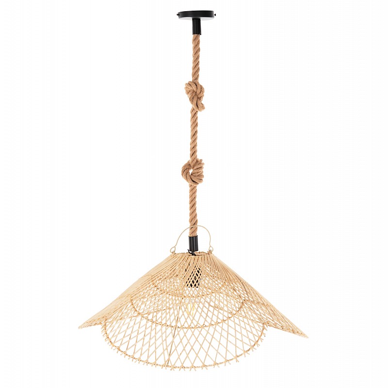 ΦΩΤΙΣΤΙΚΟ ΟΡΟΦΗΣ ΚΡΕΜΑΣΤΟ HM7878.02 RATTAN ΣΕ ΦΥΣΙΚΟ ΧΡΩΜΑ Φ58,5x31Yεκ