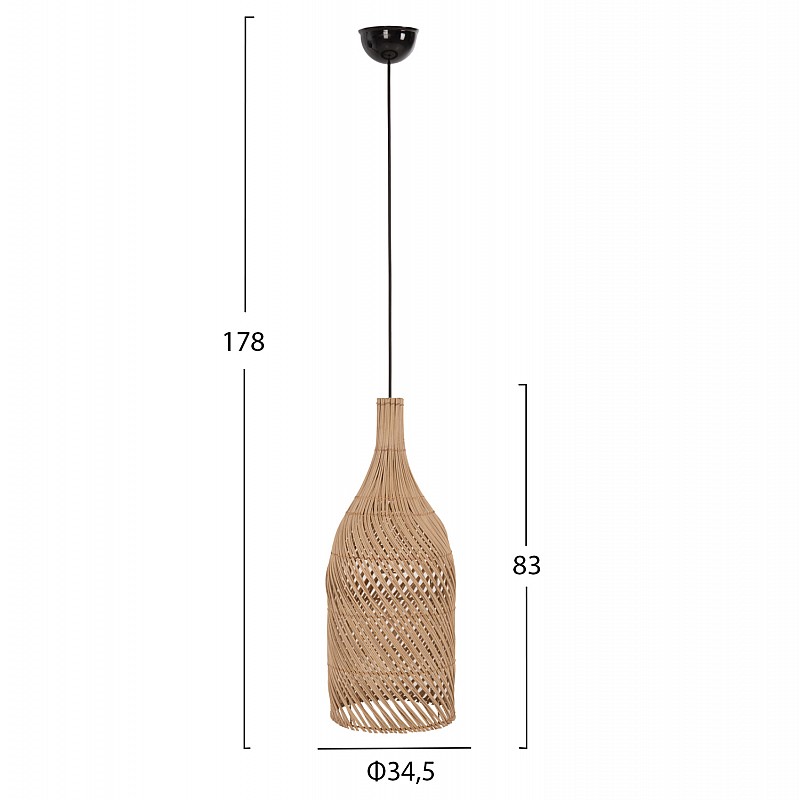 ΦΩΤΙΣΤΙΚΟ ΟΡΟΦΗΣ HM7883 ΚΡΕΜΑΣΤΟ ΑΠΟ RATTAN ΣΕ ΦΥΣΙΚΟ ΧΡΩΜΑ Φ34,5x178Υεκ. ΦΩΤΙΣΤΙΚΟ ΟΡΟΦΗΣ HM7883 ΚΡΕΜΑΣΤΟ ΑΠΟ RATTAN ΣΕ ΦΥΣΙΚΟ ΧΡΩΜΑ Φ34,5x178Υεκ.