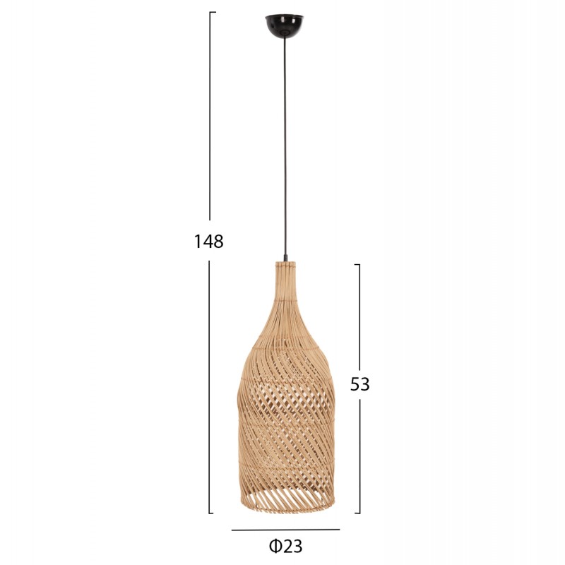 ΦΩΤΙΣΤΙΚΟ ΟΡΟΦΗΣ HM7885 ΚΡΕΜΑΣΤΟ ΑΠΟ RATTAN ΣΕ ΦΥΣΙΚΟ ΧΡΩΜΑ Φ23x148Yεκ. ΦΩΤΙΣΤΙΚΟ ΟΡΟΦΗΣ HM7885 ΚΡΕΜΑΣΤΟ ΑΠΟ RATTAN ΣΕ ΦΥΣΙΚΟ ΧΡΩΜΑ Φ23x148Yεκ.