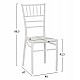 ΚΑΡΕΚΛΑ ΠΟΛΥΠΡΟΠΥΛΕΝΙΟΥ CATERING TIFFANY HM8058.31 ΛΕΥΚΟ 39x46x89Υεκ.